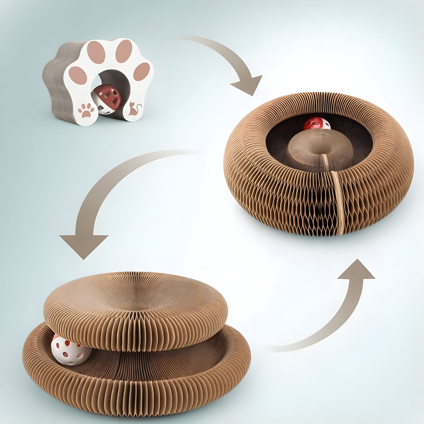 Griffoir 3 en 1 pour chat