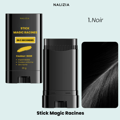 Avis cliente Nalizia Stick Magic Racines - Femme satisfaite couvre cheveux blancs