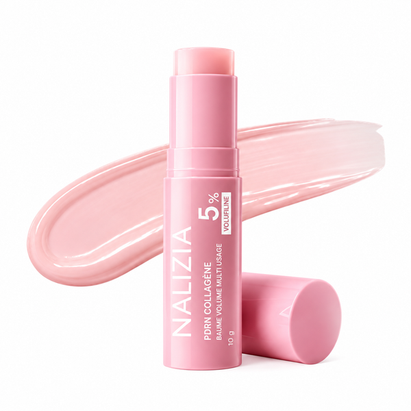 Stick PDRN & Collagène Nalizia, baume volume rose pour le creux sous les yeux