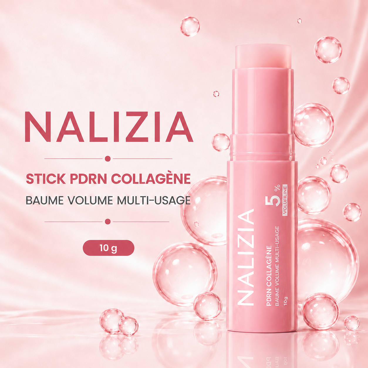 Stick PDRN Collagène Nalizia - baume volume multi-usage 10g